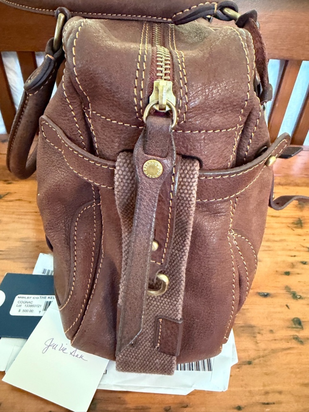 Dooney & Bourke Alto MBL07 The Kelli bag in Cognac. - Picture 6 of 15